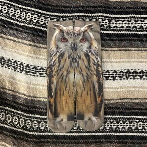 Owl Socks Crew Socks Animal‎ Graphic Print Novelty Bird Lover Gift